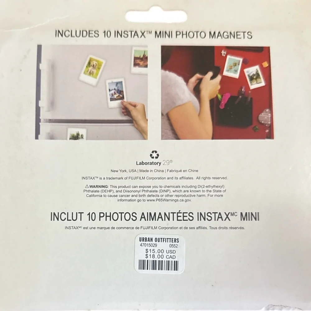 Instax Mini Accessory Lot: 2 Film Packs, Magnetic Frames, Lenses, and‎ more